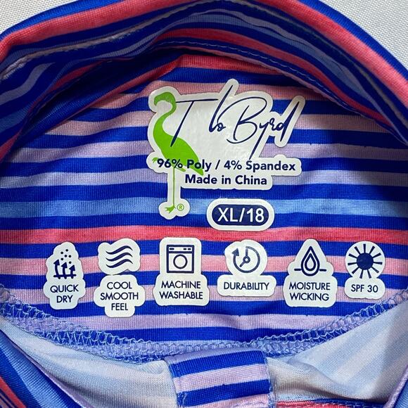 Tailor Byrd Polo Performance Sport Golf Mens Shirt Size XL Tailorbyrd New - Picture 2 of 2